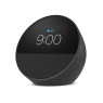 All-new Amazon Echo Spot (2024 release), Smart alarm clock with vibrant sound + Alexa, Black